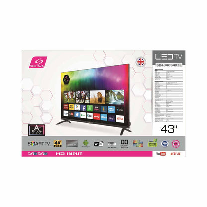 Skill Tech 43 Inch Smart TV - SK4340S4KFL