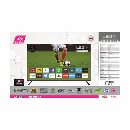 Skill Tech 65 Inch Smart TV - SK6550S4KFL